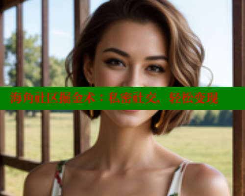 海角社区掘金术：私密社交，轻松变现