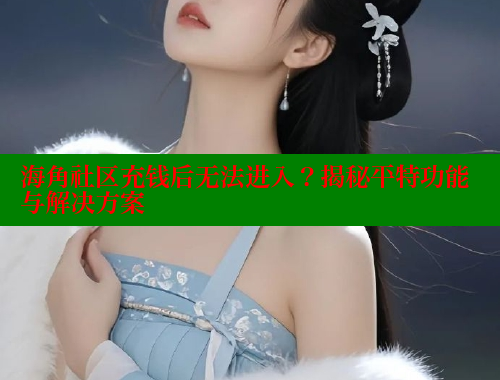 海角社区充钱后无法进入？揭秘平特功能与解决方案