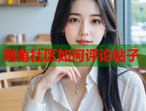 海角社区如何评论帖子
