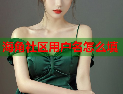 海角社区用户名怎么填