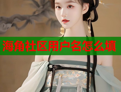 海角社区用户名怎么填