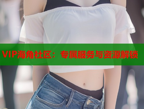 VIP海角社区：专属服务与资源解锁