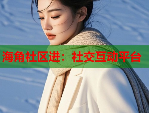 海角社区进：社交互动平台