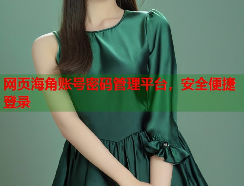 网页海角账号密码管理平台，安全便捷登录