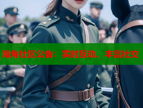 海角社区公告：实时互动、丰富社交