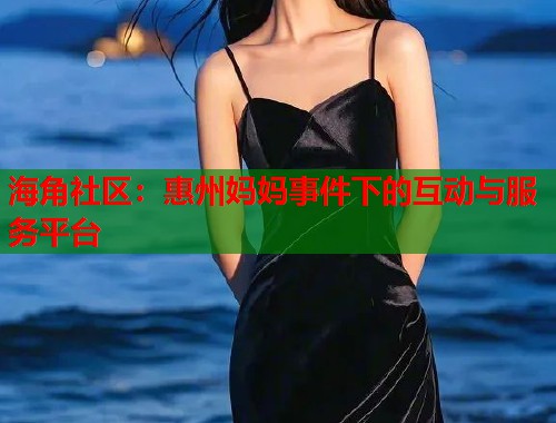 海角社区：惠州妈妈事件下的互动与服务平台