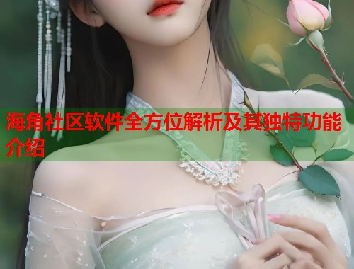海角社区软件全方位解析及其独特功能介绍