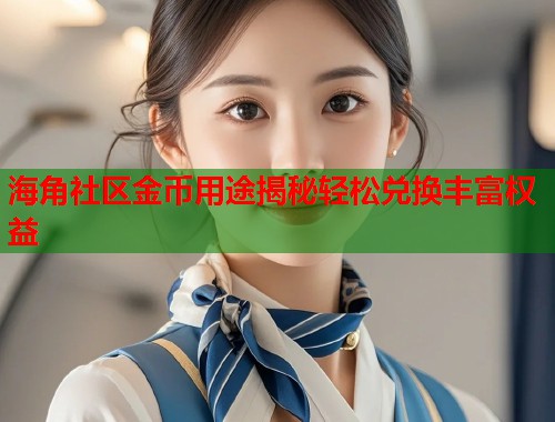 海角社区金币用途揭秘轻松兑换丰富权益